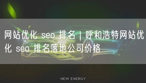 网站优化 seo 排名｜呼和浩特网站优化 seo 排名落地公司价格