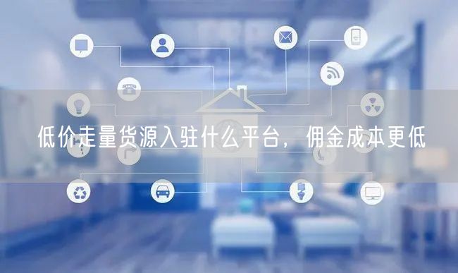 低价走量货源入驻什么平台，佣金成本更低