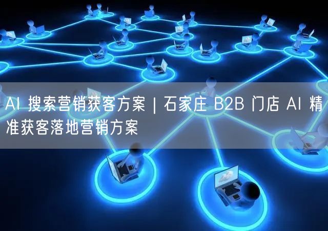 AI 搜索营销获客方案｜石家庄 B2B 门店 AI 精准获客落地营销方案
