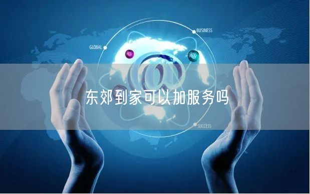东郊到家服务范围揭秘：能否加服务满足需求？